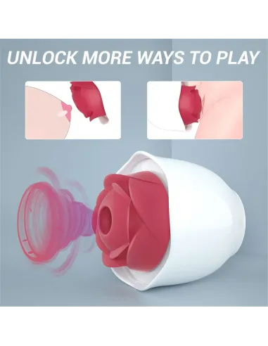 Succionador romantic - recargable - 9 patriones + 8 colores | S-hande | Succionadores