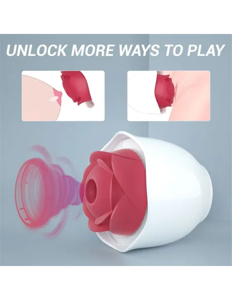 Succionador romantic - recargable - 9 patriones + 8 colores | S-hande | Succionadores