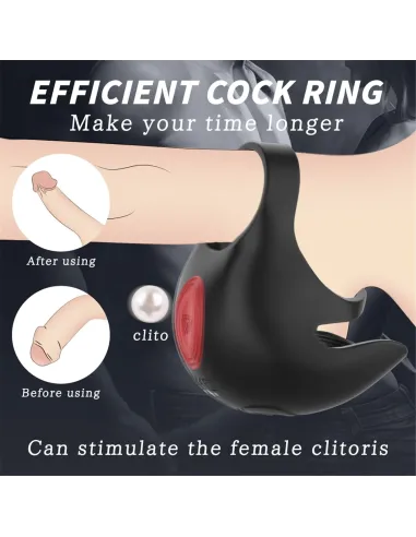 Vibrador chad testiculo 9 funciones recargable control remoto | S-hande | Erectores