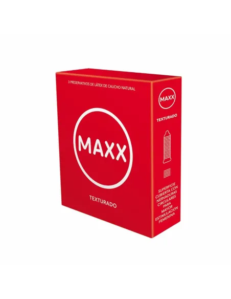 Maxx preservativos texturado 12x3 | Maxx | Preservativos