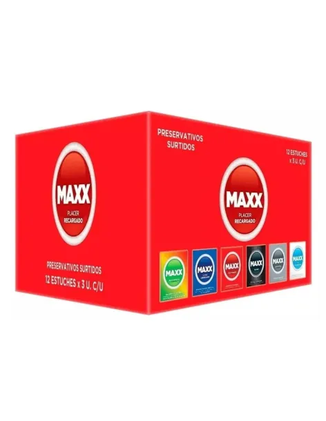 Maxx preservativos mixto 12x03 | Maxx | Preservativos
