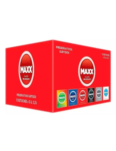 Maxx preservativos mixto 12x03 | Maxx | Preservativos