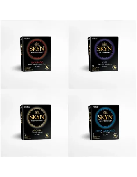 Preservativos skyn mixta 12 x 3 | Prime | Preservativos