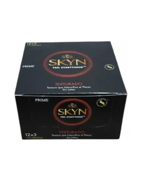 Preservativos skyn texturado 12 x 3 | Prime | Preservativos