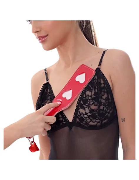 Palmeta corazon roja | Infarta fetish | Látigos y palmetas