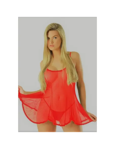 Camisolin de tul tipo campana medium negro | Romanett | Baby dolls