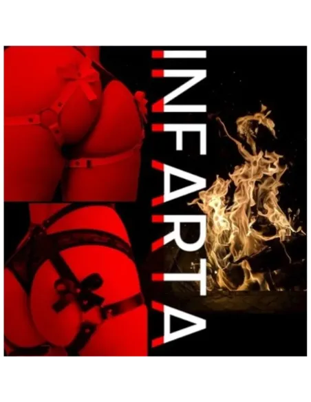 Arnés body bow rojo - fashion trends | Infarta fetish | Accesorios y outfits