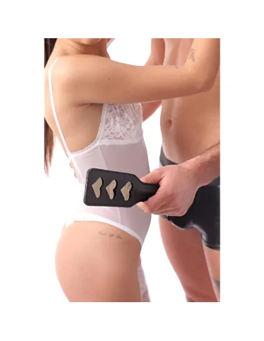 Palmeta luxury negro y dorado | Infarta fetish | Látigos y palmetas