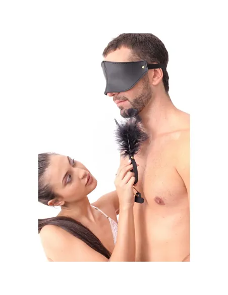 Pluma luxury negro y dorado | Infarta fetish | Accesorios y outfits