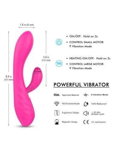 Vibrador muses 9 funciones recargable | S-hande | Rabbits
