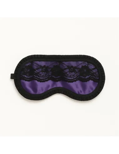 Suave antifaz de raso y puntillas en violeta | Infarta fetish | Descuentos y promociones