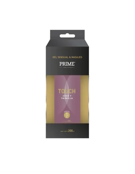 Prime gel touch 2 en 1 coco y vainilla 200 ml | Prime | Intimos