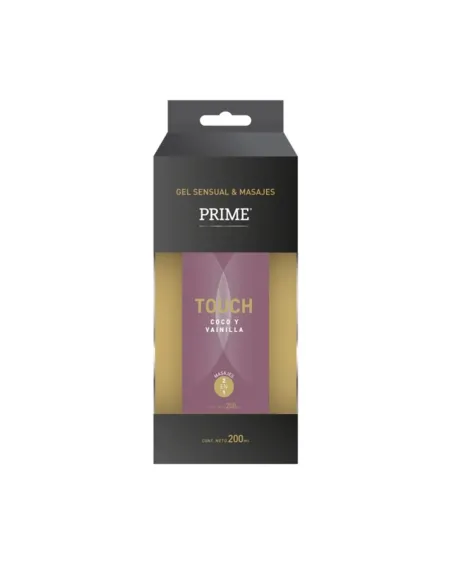 Prime gel touch 2 en 1 coco y vainilla 200 ml | Prime | Intimos