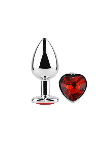 Anal plug heart love metal large red | Infarta toys | Plugs