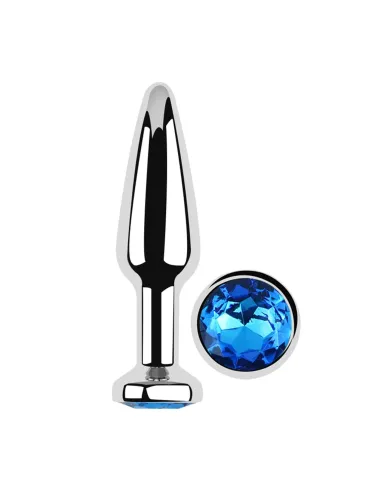 Anal plug titan metal small blue dark | Infarta toys | Plugs