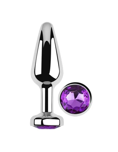 Anal plug titan metal medium dark purple | Infarta toys | Plugs