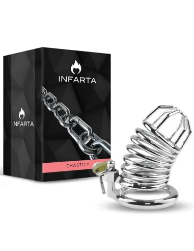 Chastity helix shield metal medium | Infarta toys | Castidad