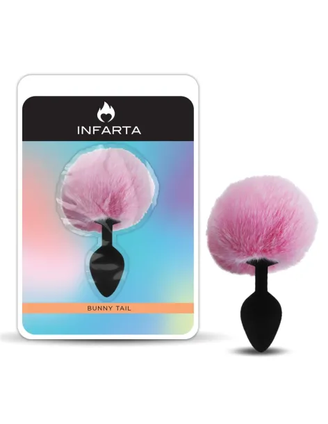 Anal plug bunny silicone small pink | Infarta toys | Plugs