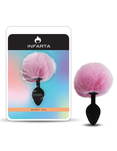 Anal plug bunny silicone medium pink | Infarta toys | Plugs