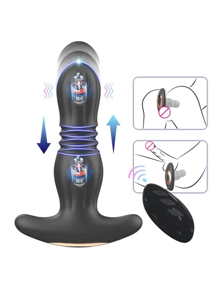 Thrusting anal vibrator shadow shaker | Infarta toys | Vibradores