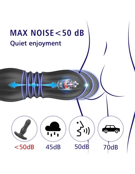 Thrusting anal vibrator shadow shaker | Infarta toys | Vibradores