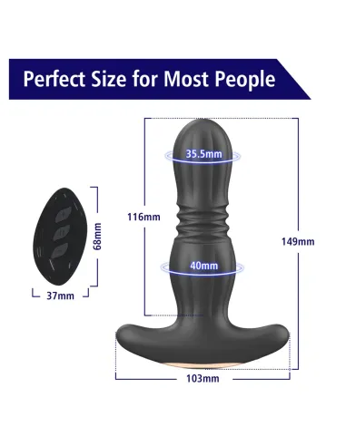 Thrusting anal vibrator shadow shaker | Infarta toys | Vibradores