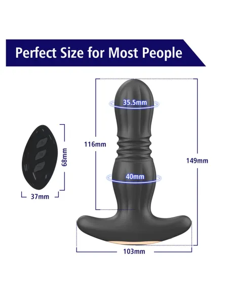Thrusting anal vibrator shadow shaker | Infarta toys | Vibradores