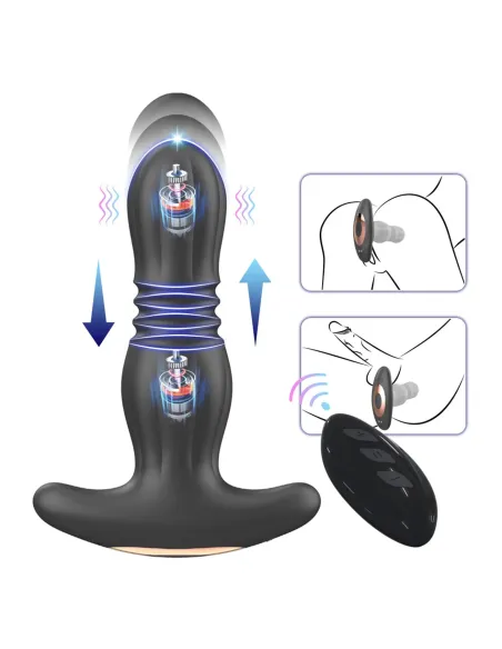 Thrusting anal vibrator shadow shaker | Infarta toys | Vibradores
