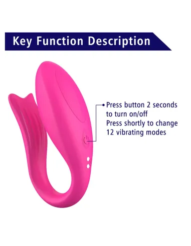 Couple vibrator - app rose fusion | Infarta toys | Estimuladores clítoris