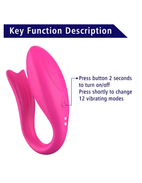 Couple vibrator - app rose fusion | Infarta toys | Estimuladores clítoris