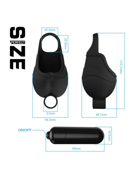 Testicle massager & ring vibrator torvo - anillo masajeador | Infarta toys | Anillos