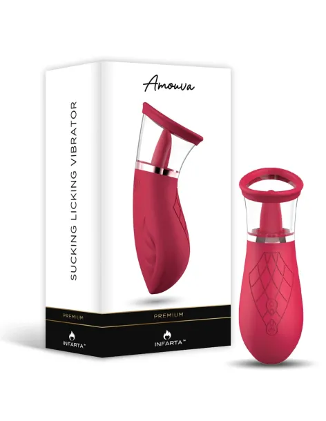 Sucking licking vibrator amouva | Infarta toys | Estimuladores clítoris