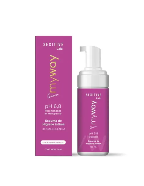 My way queen - espuma de higiene intima ph 6.8 | Sexitive | Cuidados íntimos