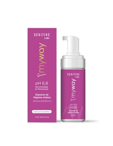 My way queen - espuma de higiene intima ph 6.8 | Sexitive | Cuidados íntimos