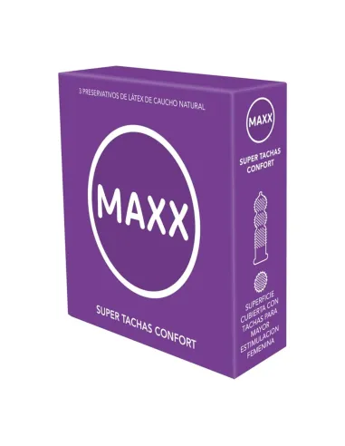 Maxx preservativos super tachas confort 12x3 | Maxx | Preservativos