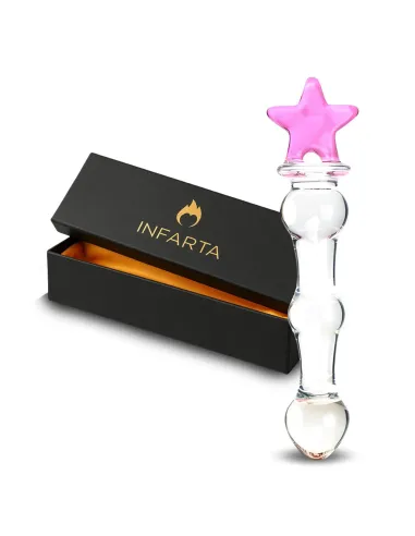 Glass dildo galaxy wand | Infarta toys | Dildos macizos