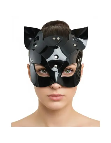 Mascara gatita charol negro | Infarta fetish | Máscaras y antifaces