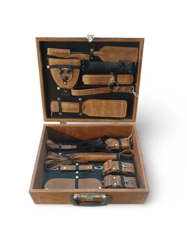 Kit cuero real vacuno - valija set completo | Infarta fetish | Kits