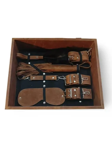 Kit cuero real vacuno - valija set completo | Infarta fetish | Kits