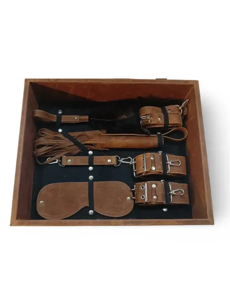 Kit cuero real vacuno - valija set completo | Infarta fetish | Kits