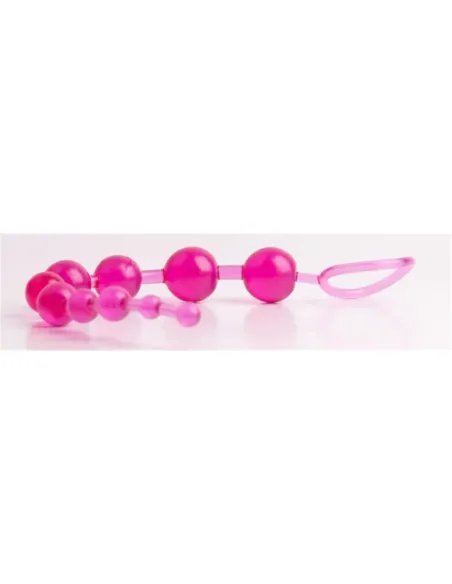 Anal plug beads rosa / c9029 | Fly night | Varitas y bolas