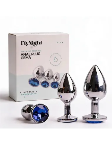 Anal plug gema azul / c9030 | Fly night | Plugs
