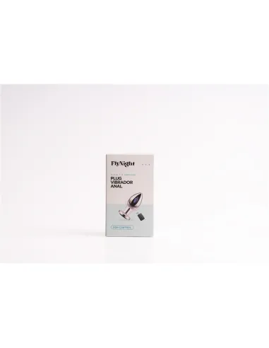 Plug vibrador anal plateado / c9031 | Fly night | Vibradores