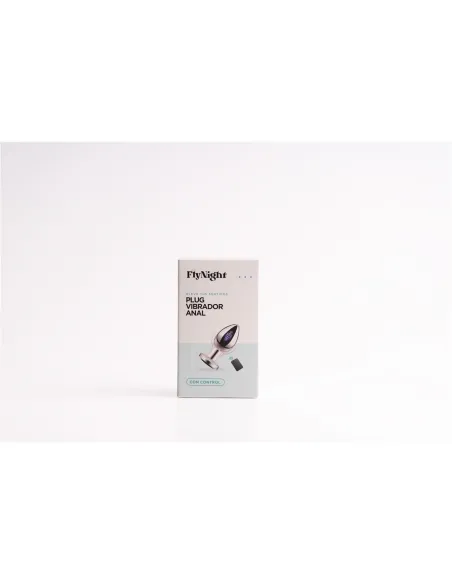 Plug vibrador anal plateado / c9031 | Fly night | Vibradores