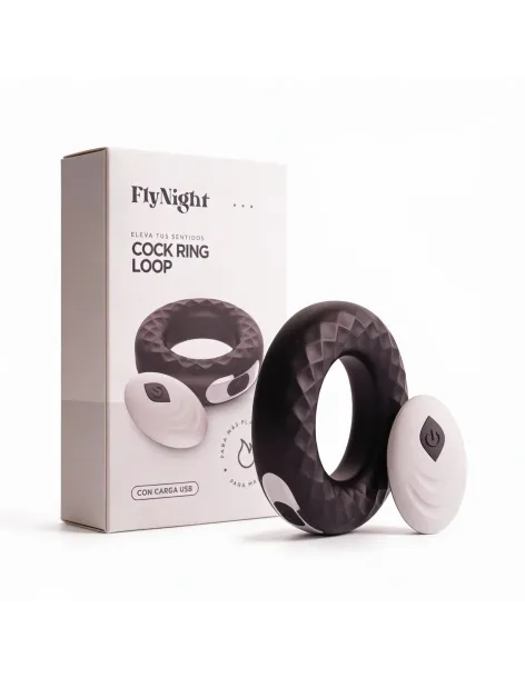 Anillo vibrator loop negro / c9034 | Fly night | Anillos
