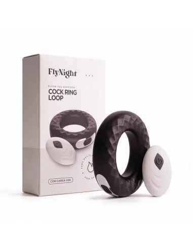 Anillo vibrator loop negro / c9034 | Fly night | Anillos