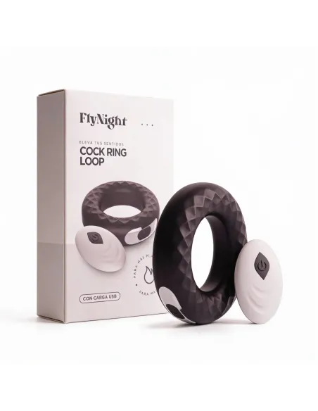 Anillo vibrator loop negro / c9034 | Fly night | Anillos