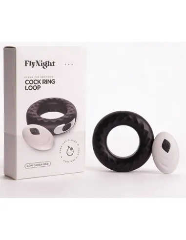 Anillo vibrator loop negro / c9034 | Fly night | Anillos