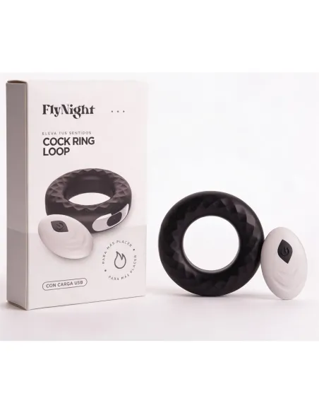 Anillo vibrator loop negro / c9034 | Fly night | Anillos