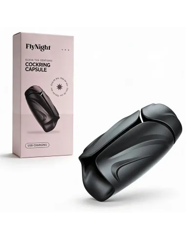 Cockring capsule negro / c9035 | Fly night | Masturbadores